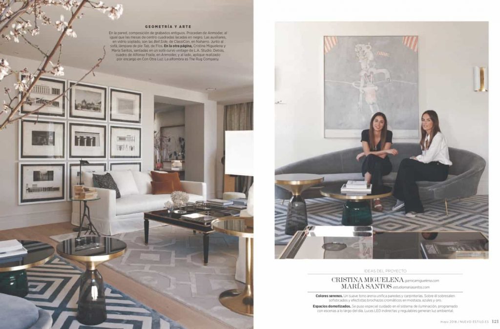 Estudio María Santos Reforma integral y decoración de vivienda minimalista Revista Nuevo Estilo Mayo 2018 Carta Blanca